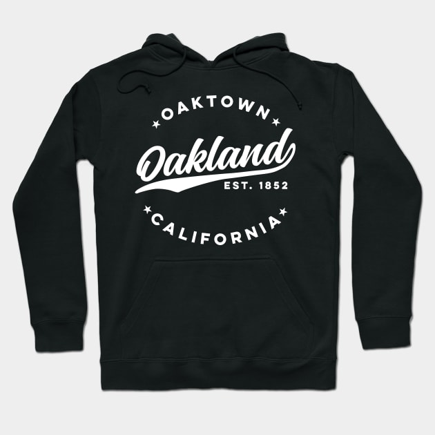 Vintage Oakland California Oaktown USA Love American City Hoodie by DetourShirts